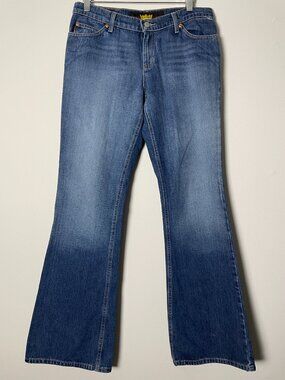 TODD OLDHAM JEANS Vintage Bootcut Denim — Size 9 x 32 Made in Mexico